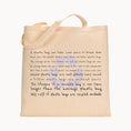 Load image into Gallery viewer, Organic Cotton Canvas Bag