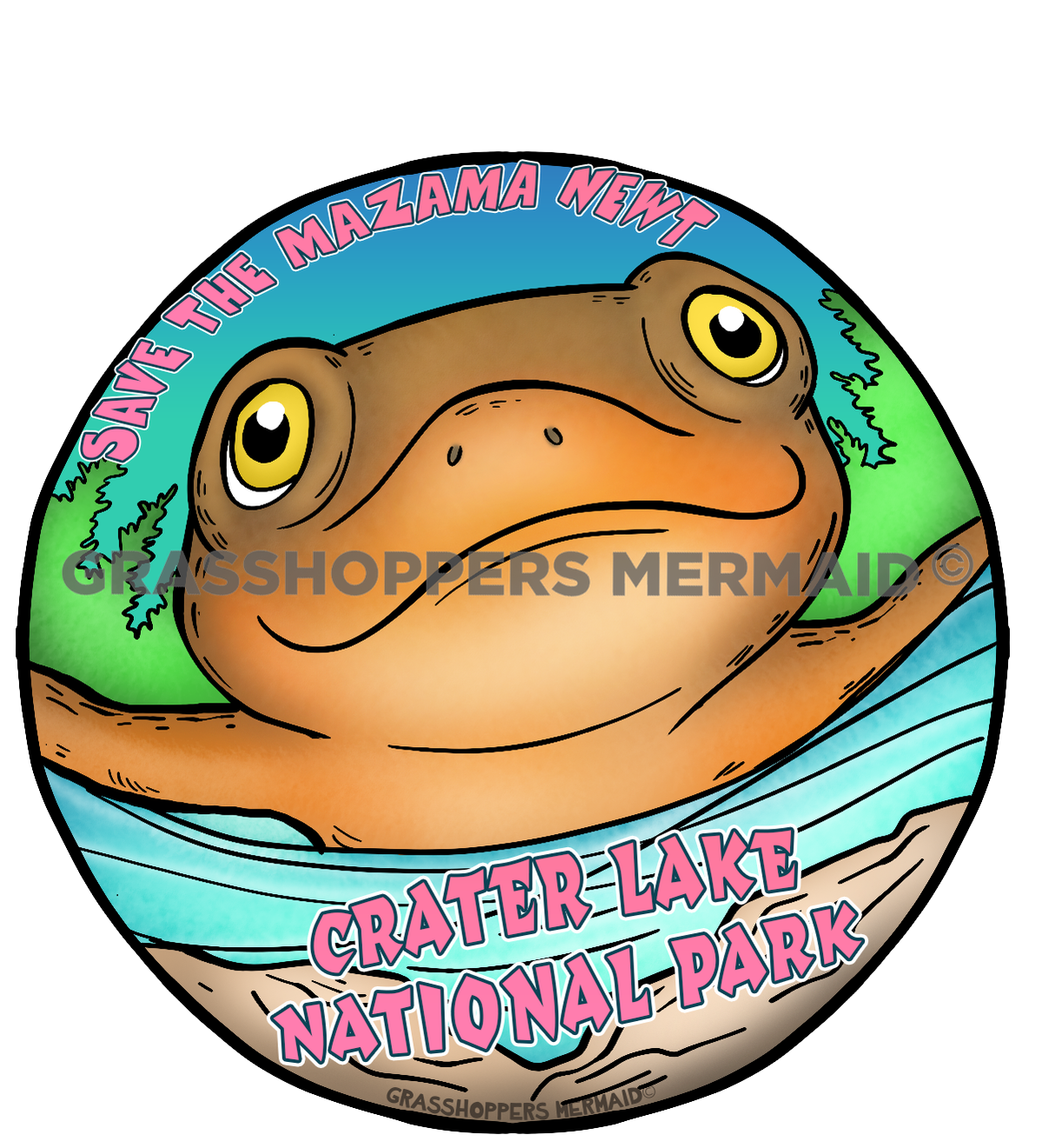 Save the Mazama Newt Photobomb