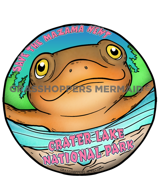 Save the Mazama Newt Photobomb