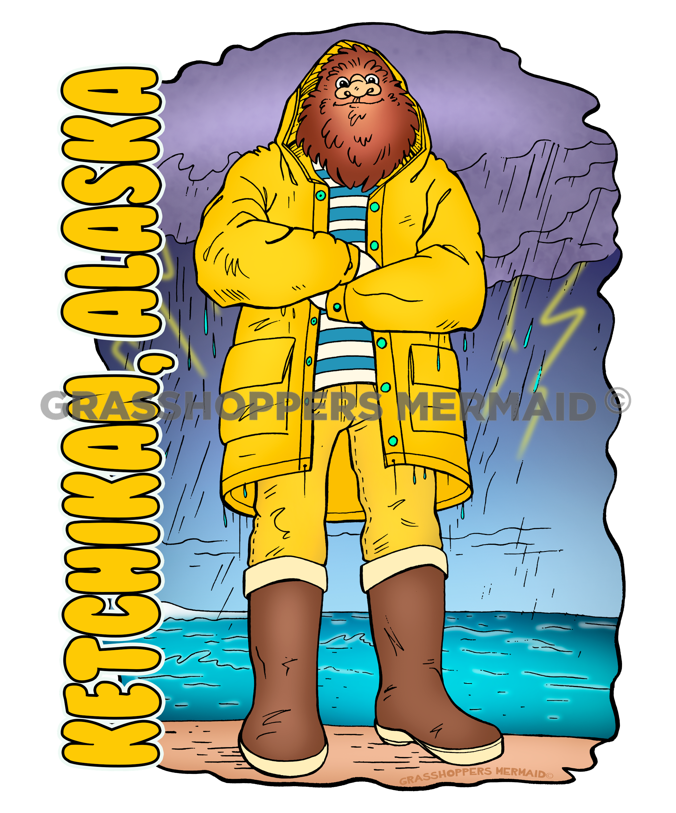 AK Bigfoot Fisherman