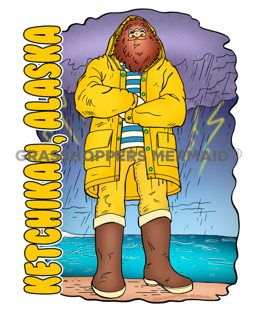 AK Bigfoot Fisherman