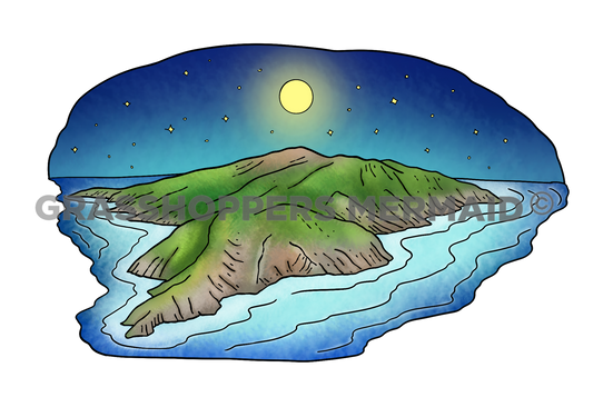 Island Night Scene