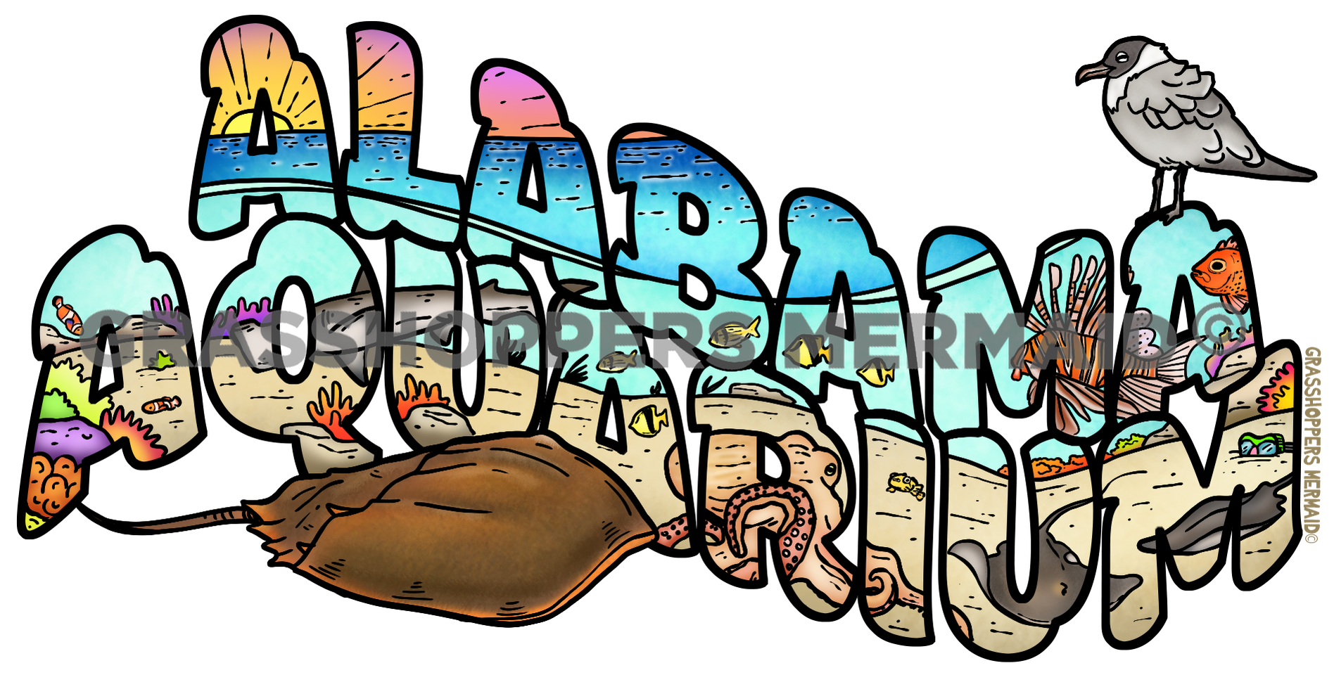 Alabama Aquarium Text
