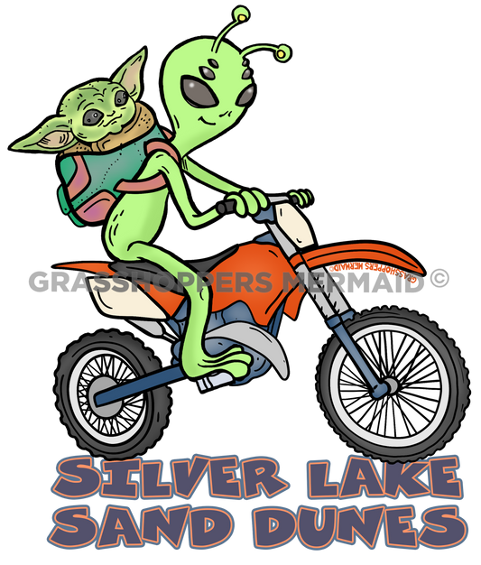 Alien Dirt Bike Yoda