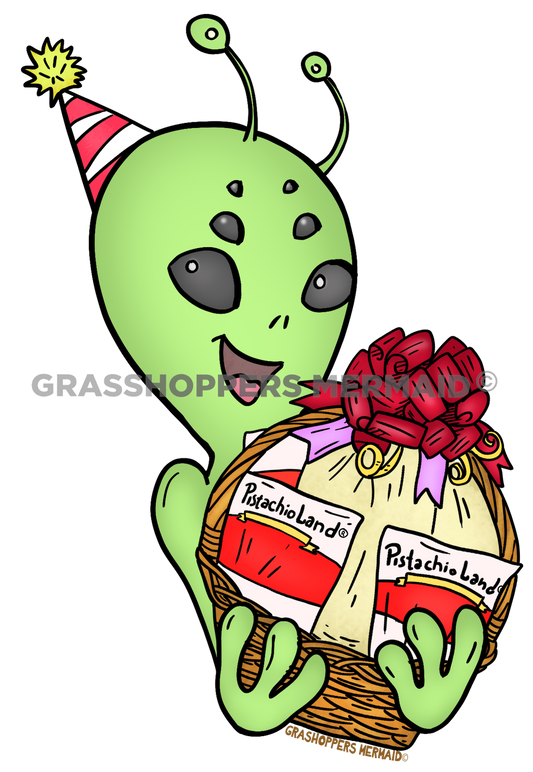 Alien Birthday Basket