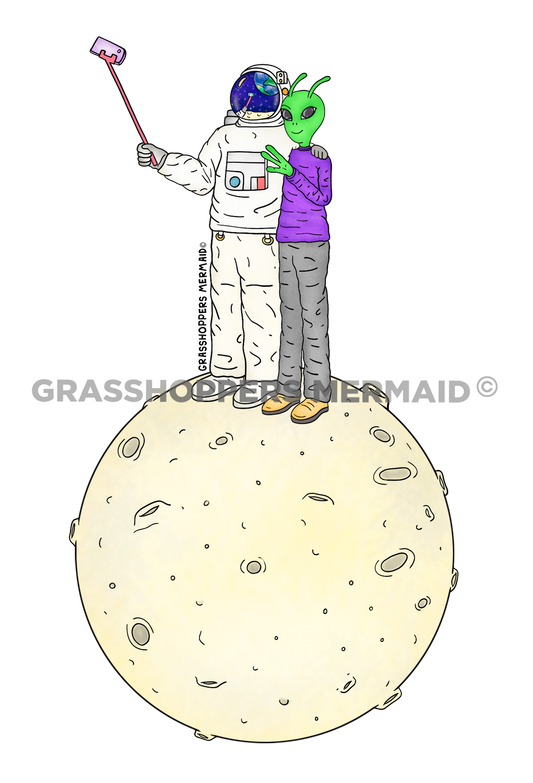 Alien & Astronaut Selfie