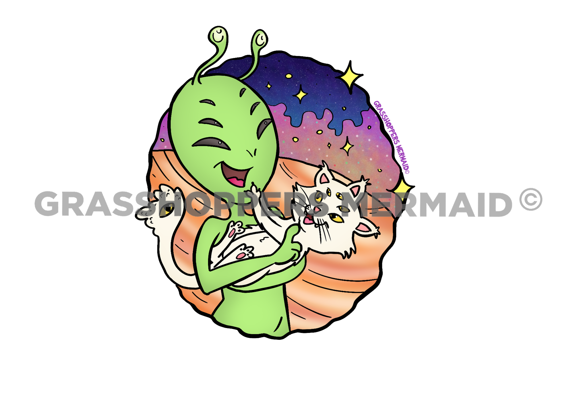 Alien's BFF Kitty