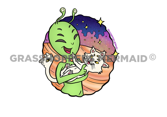 Alien's BFF Kitty