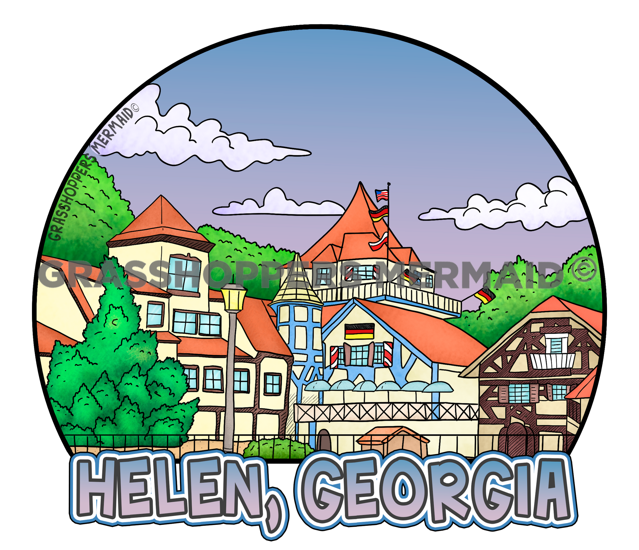 Alpine Helen Town