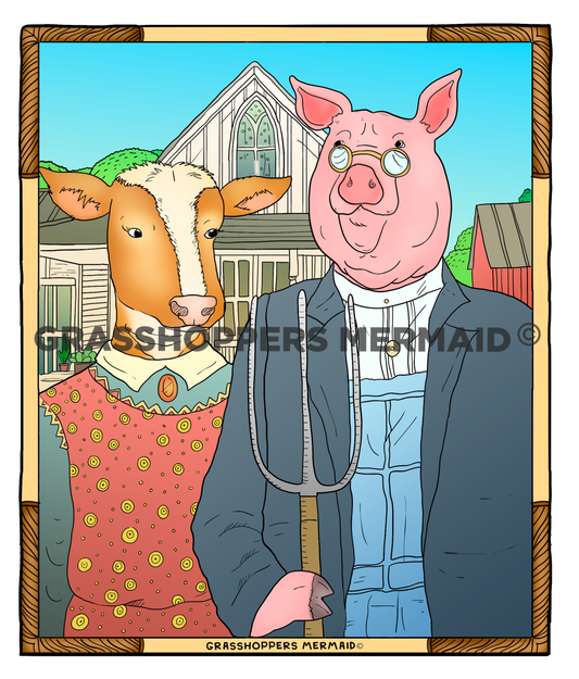 American Gothic Farm Addition