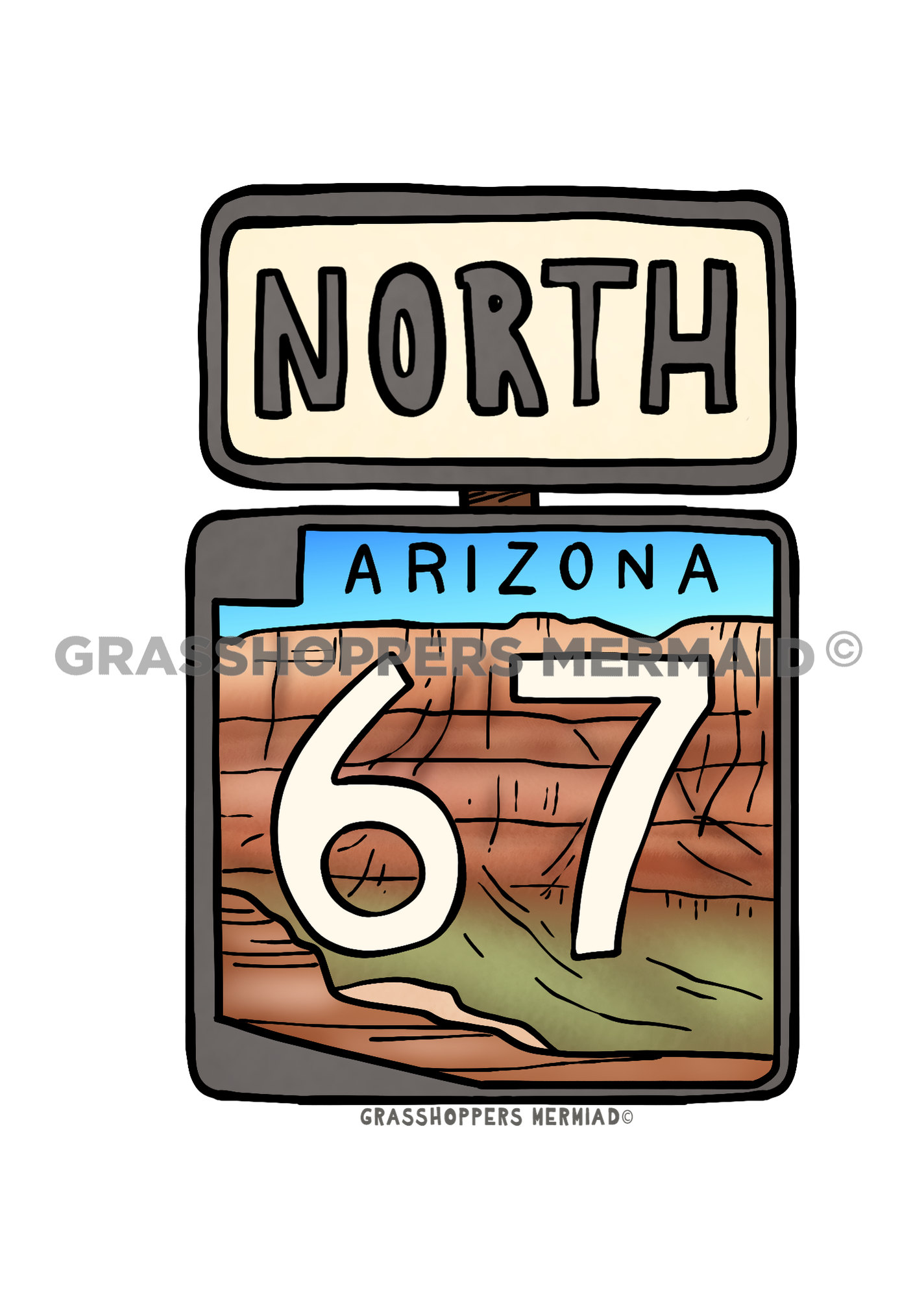 Arizona 67 Sign