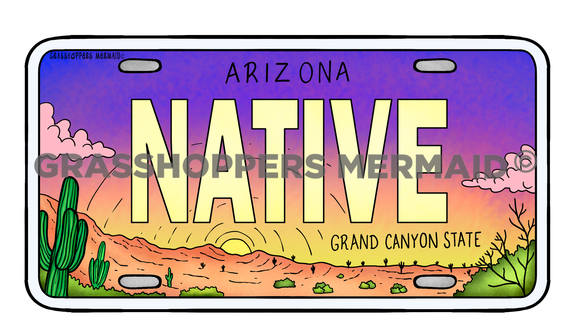 Arizona License Plate