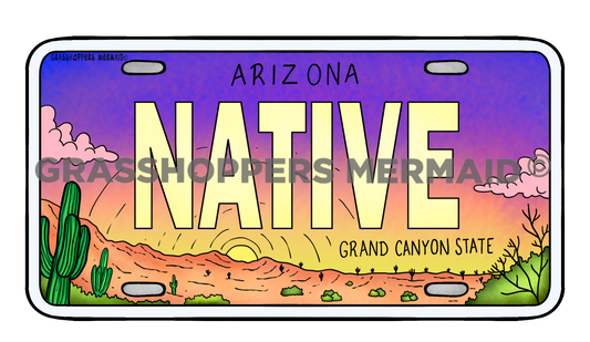 Arizona License Plate