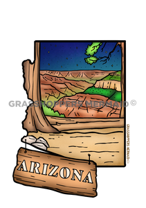 Arizona Park State Sign