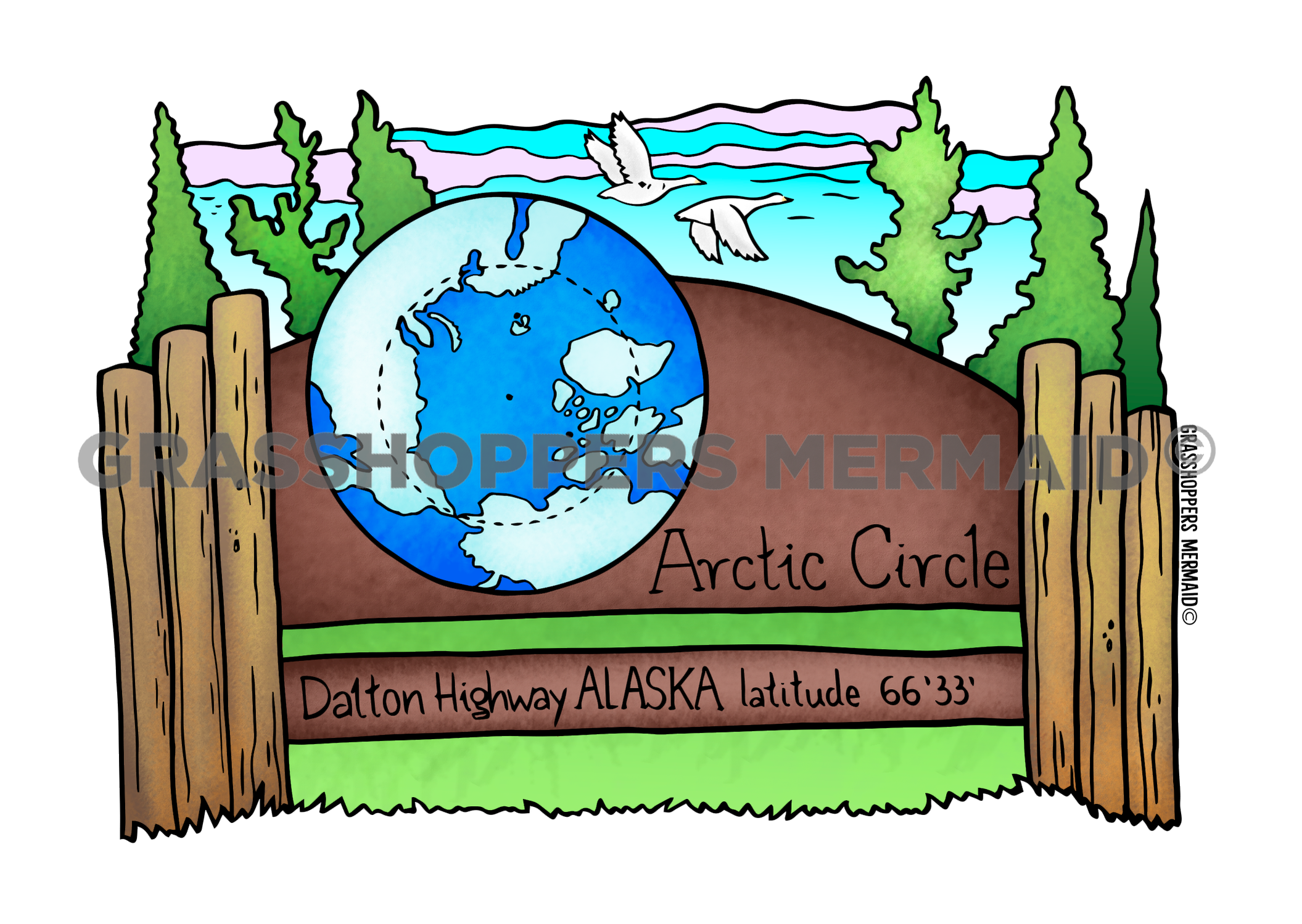 Arctic Circle Sign