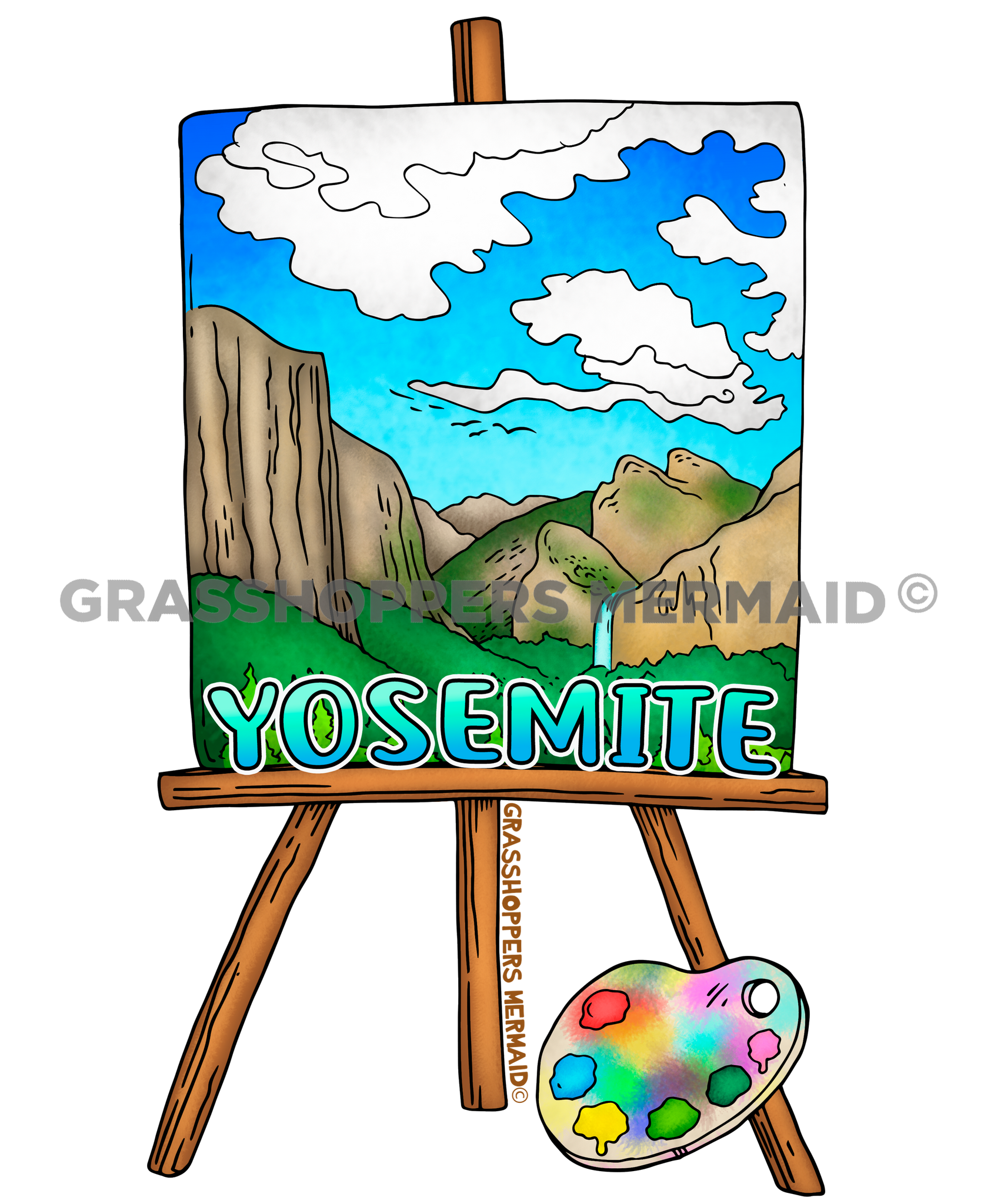 Yosemite Easel