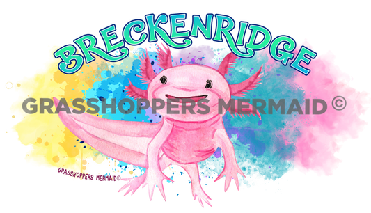 Axolotol Color Splash