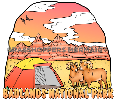 Badlands Tent & Rams