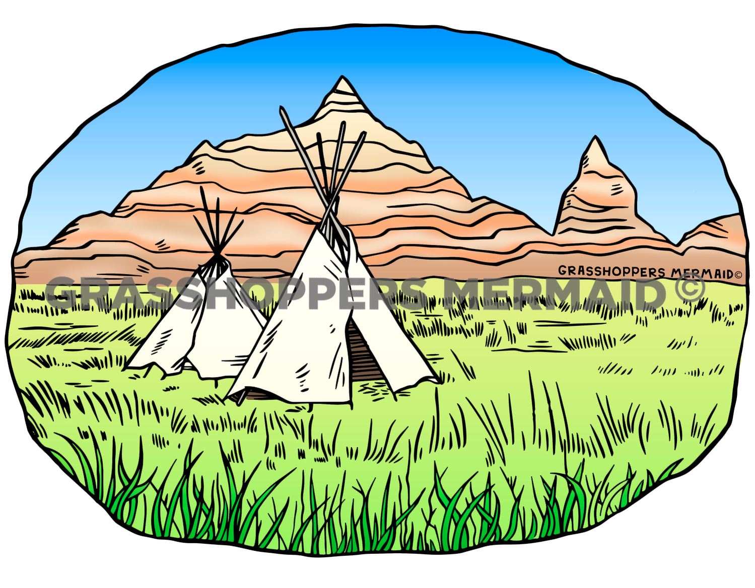 Badlands NP Teepee