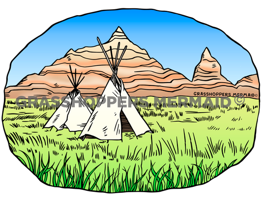 Badlands NP Teepee