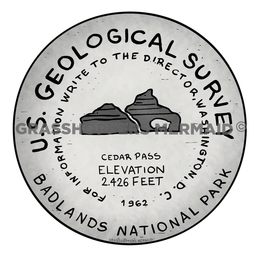 Badlands Survey Marker