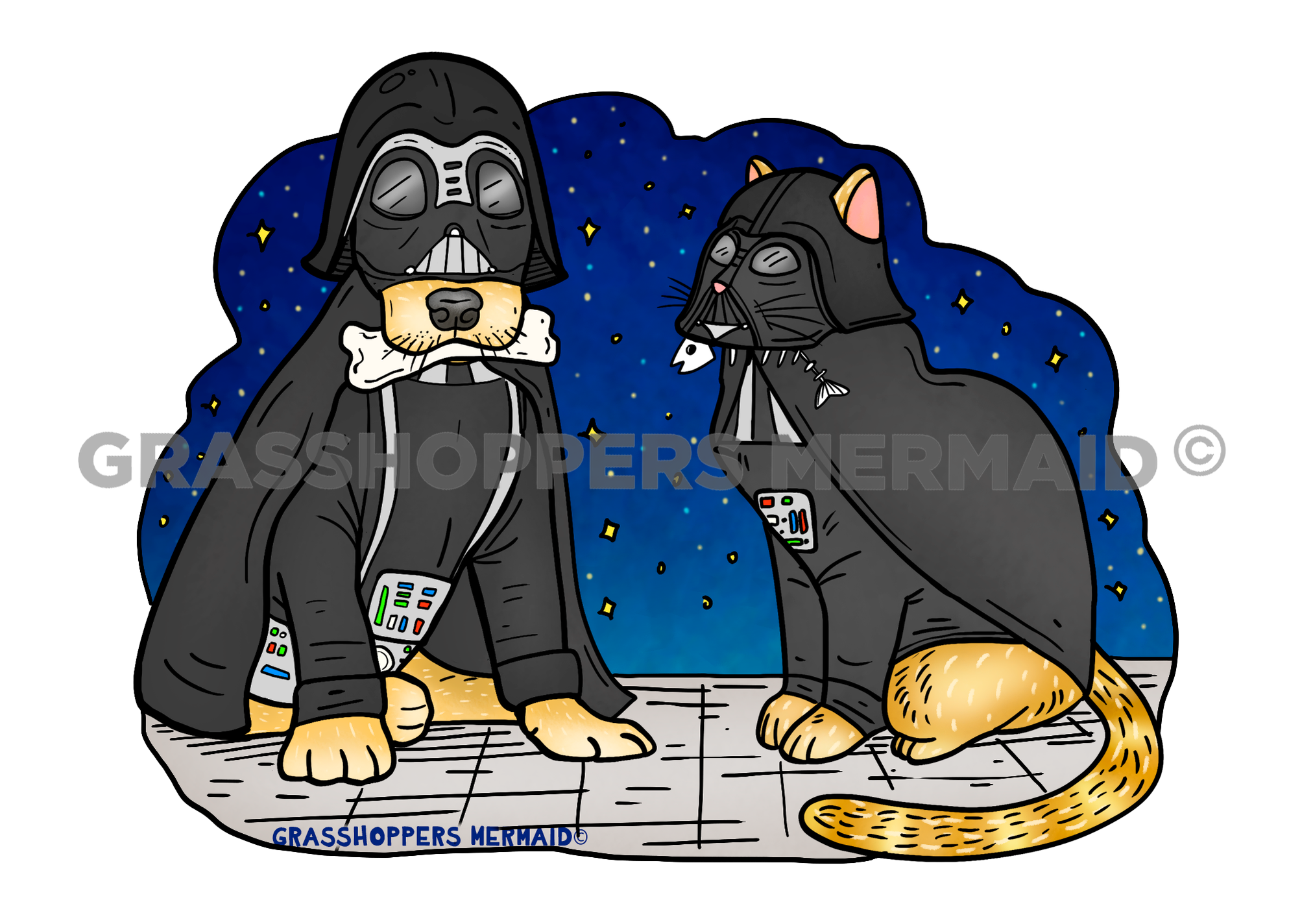 Bark & Cat Vader