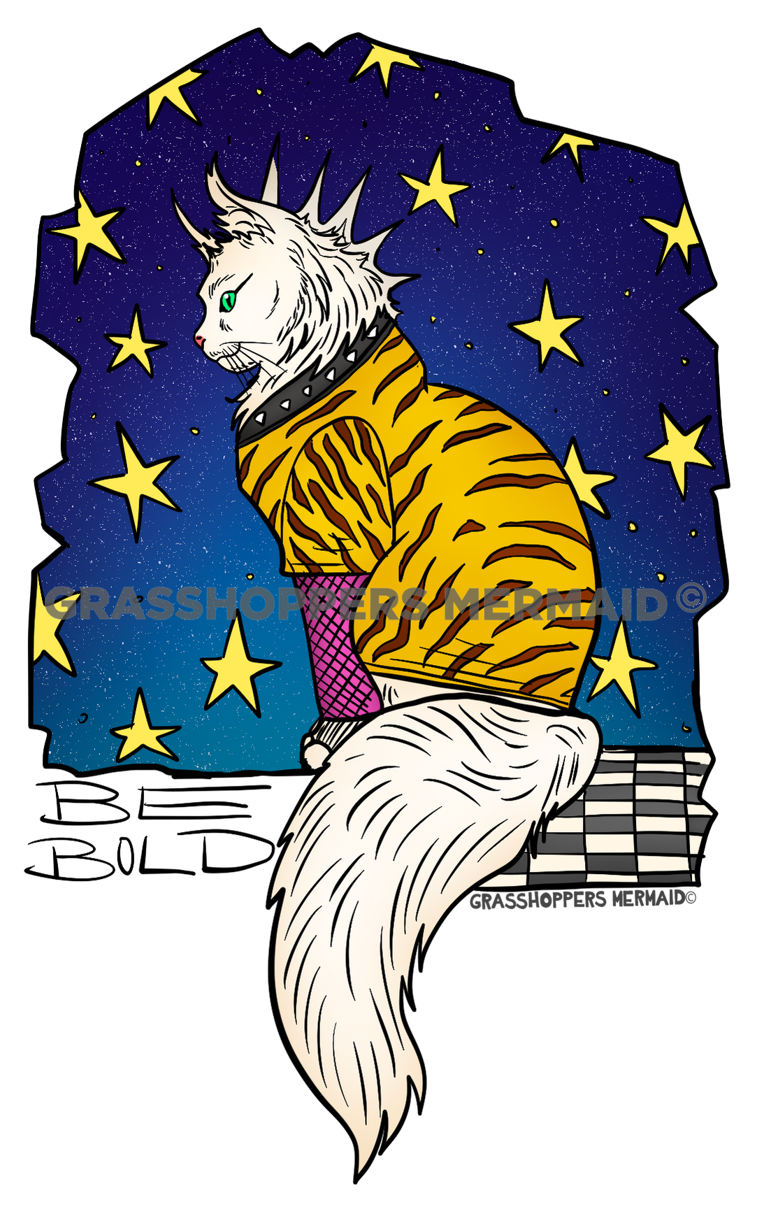 Be Bold Rocker Cat
