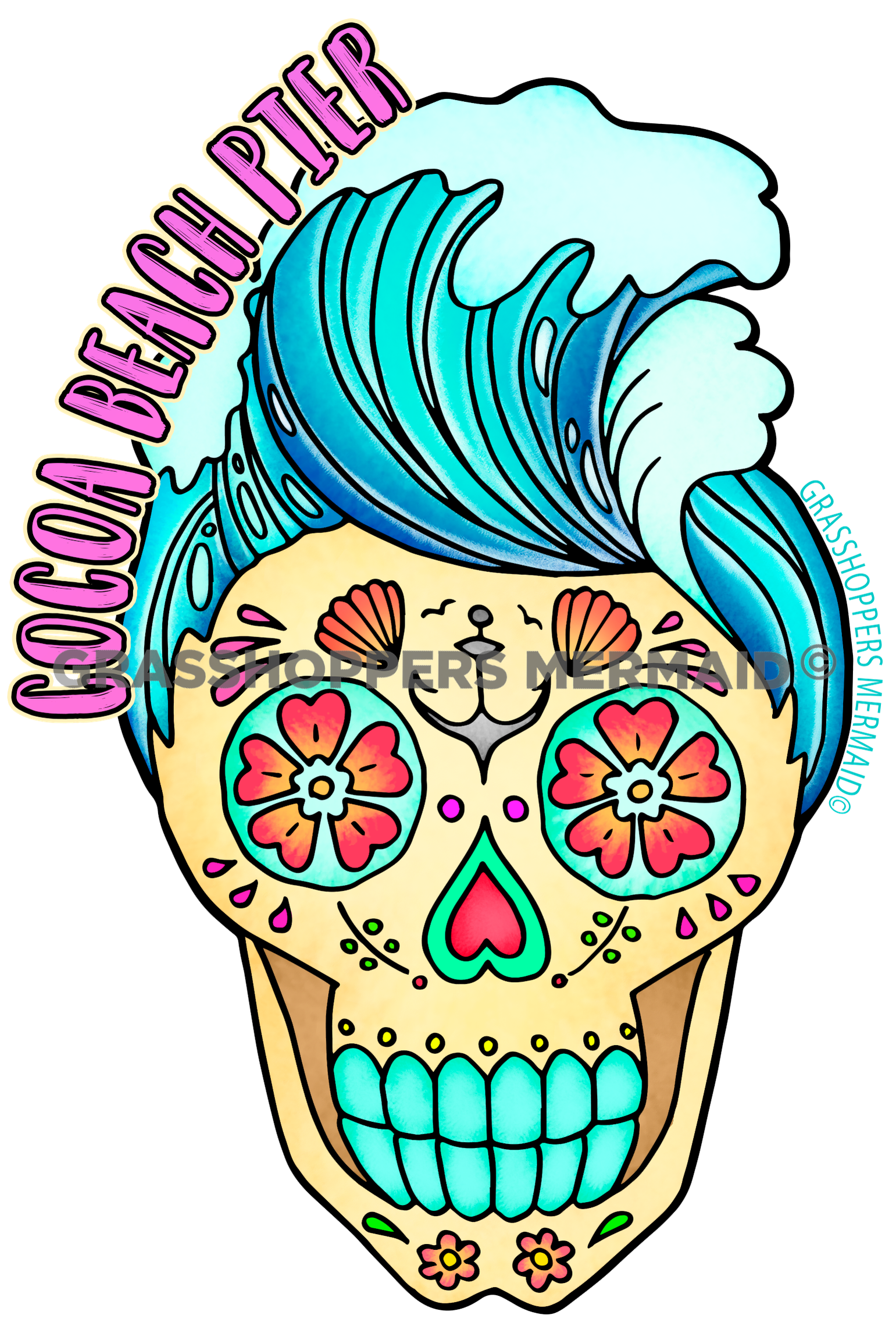 Sugar Skull Ocean