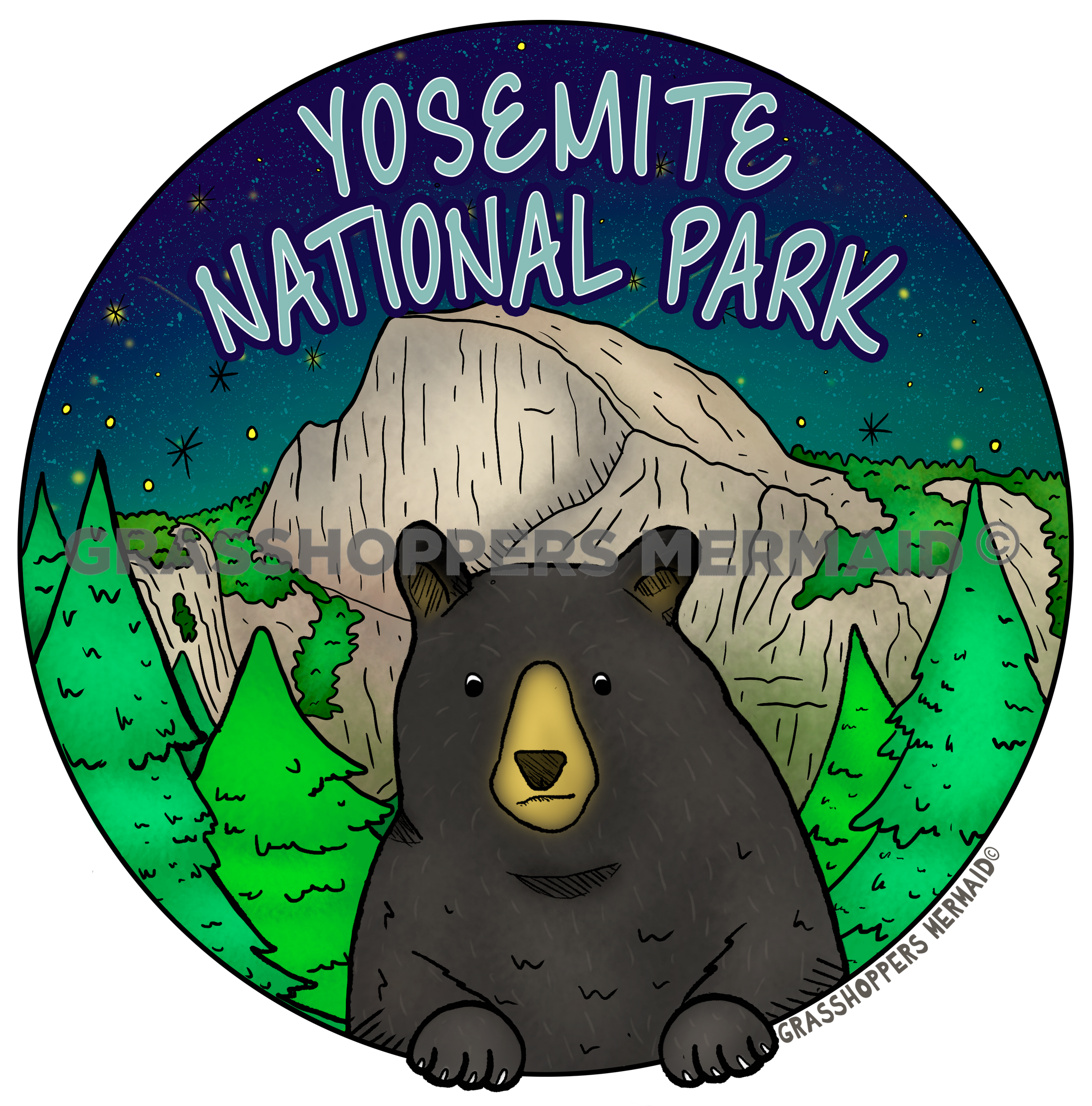 Black Bear Pose Yosemite