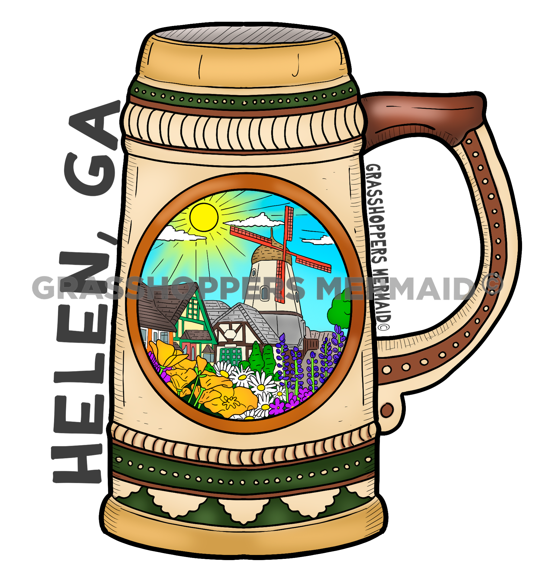 Beer Stein Windmill