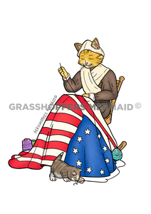 Betsy Ross Cat