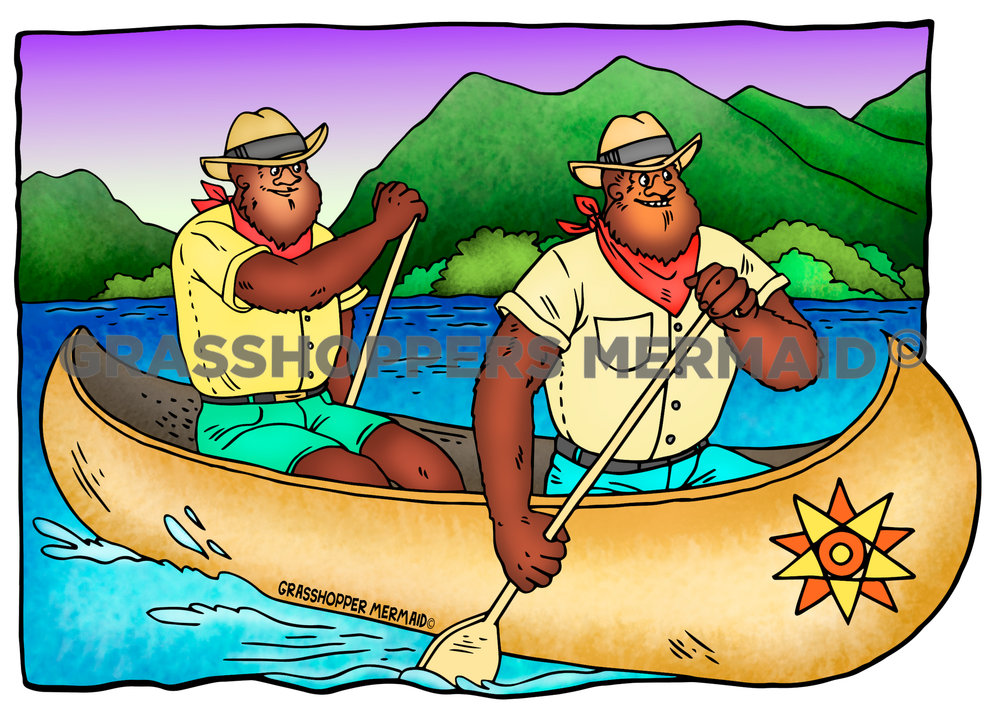 Bigfoot Canoeing