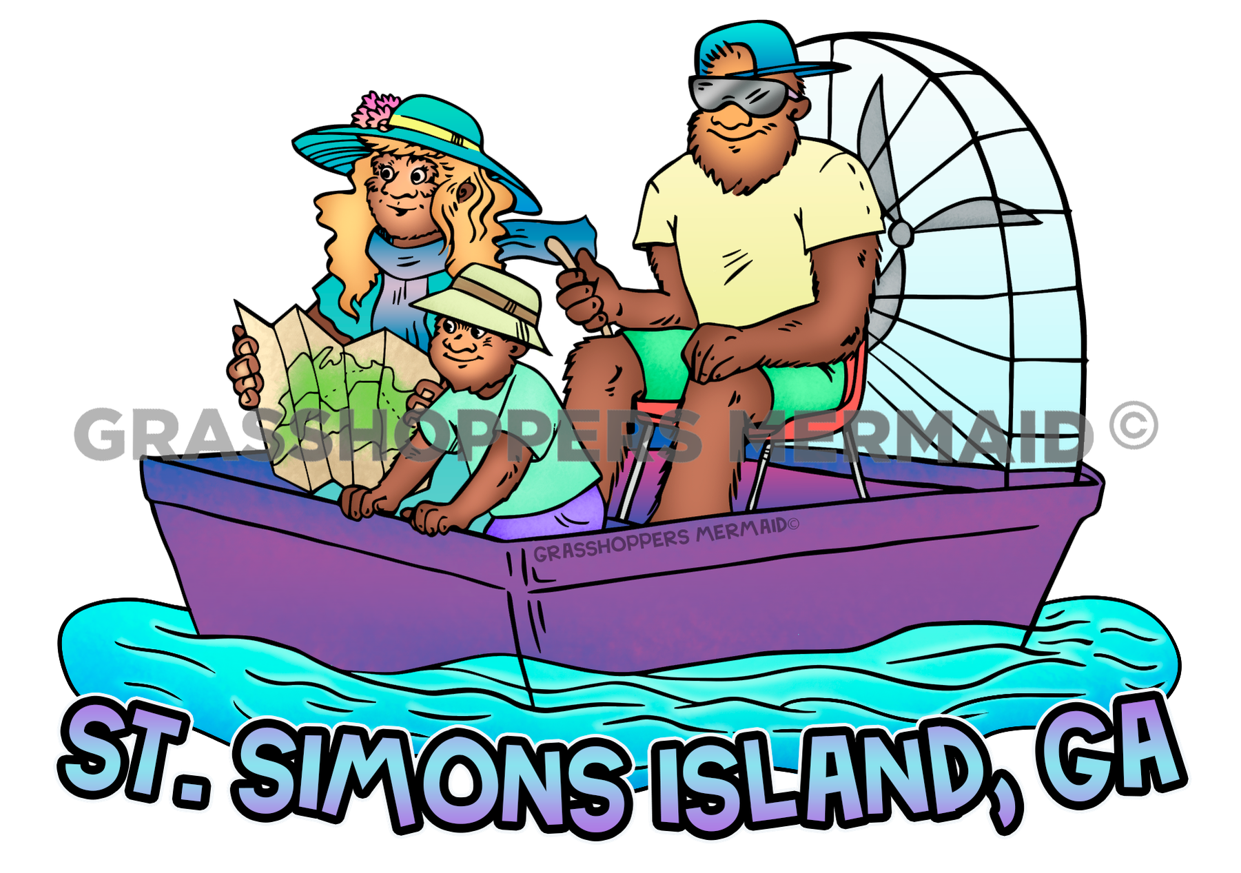 Bigfoot Family Airboat