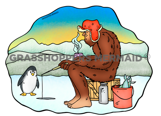 Bigfoot Icefishing