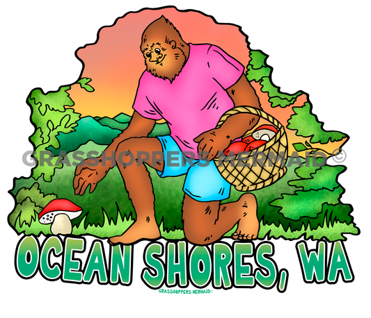 Bigfoot Mushroom Picking