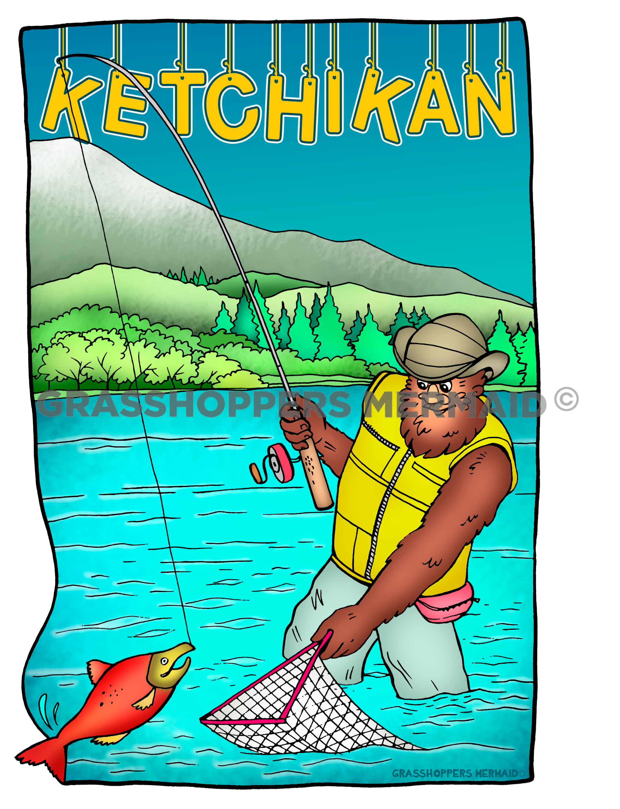 Bigfoot Salmon Fishing