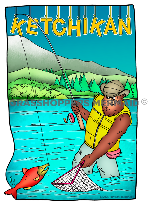 Bigfoot Salmon Fishing