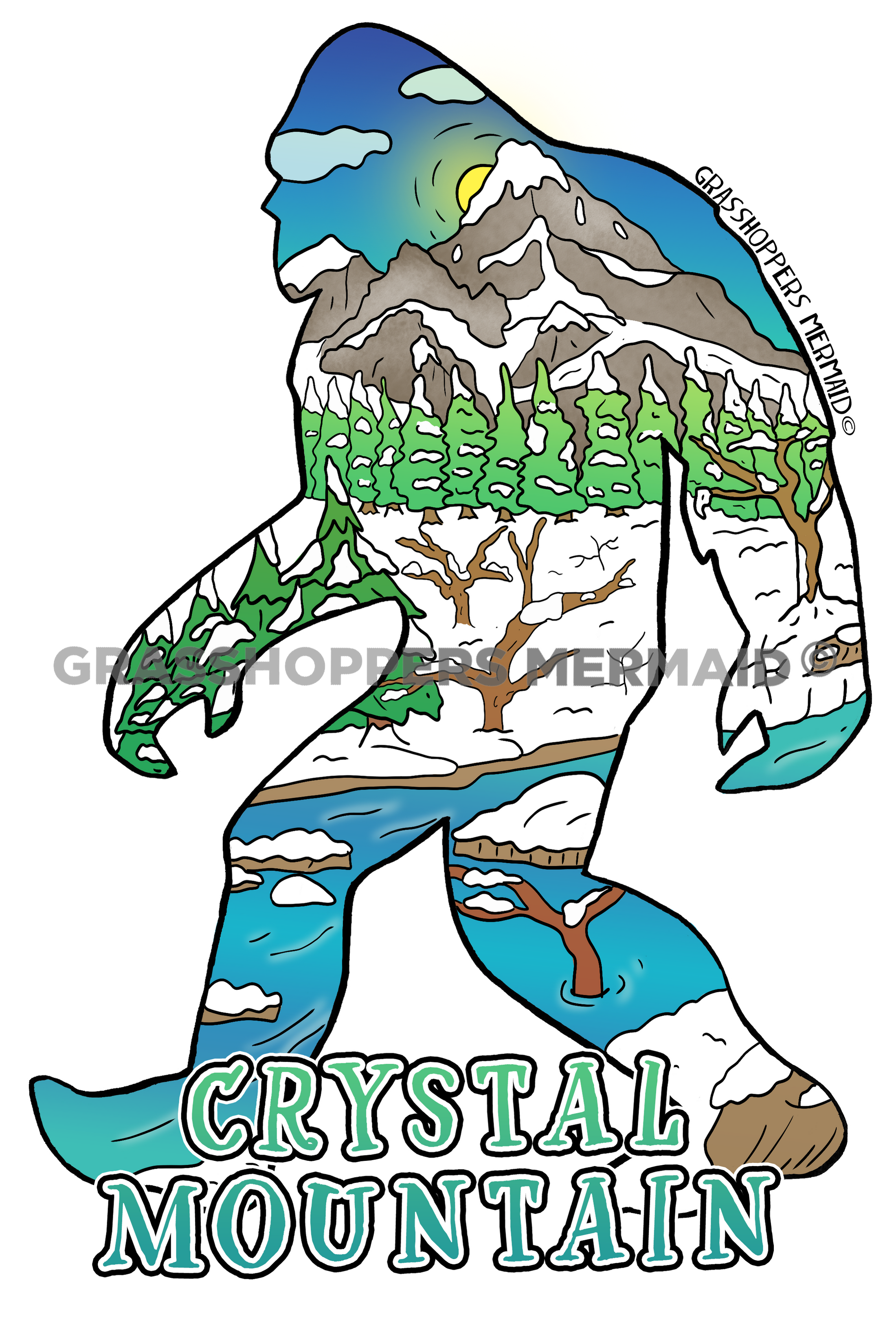 Bigfoot Snowy Mountains