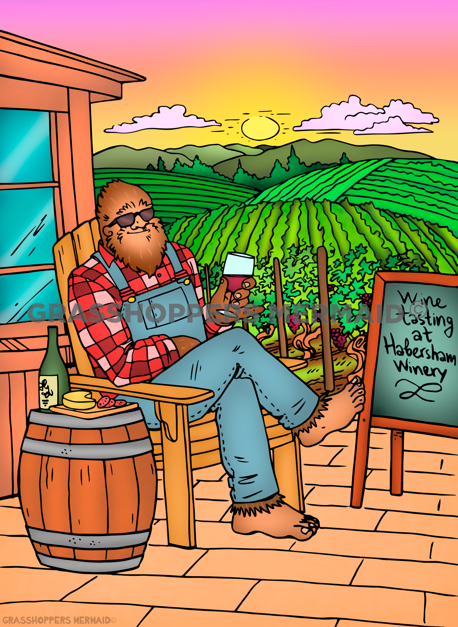 Bigfoot Visits a Winery