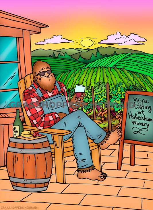 Bigfoot Visits a Winery