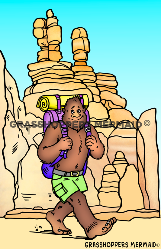 Bigfoot Hiking Hoodoos