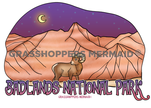 Bighorn Sheep Purple Nights