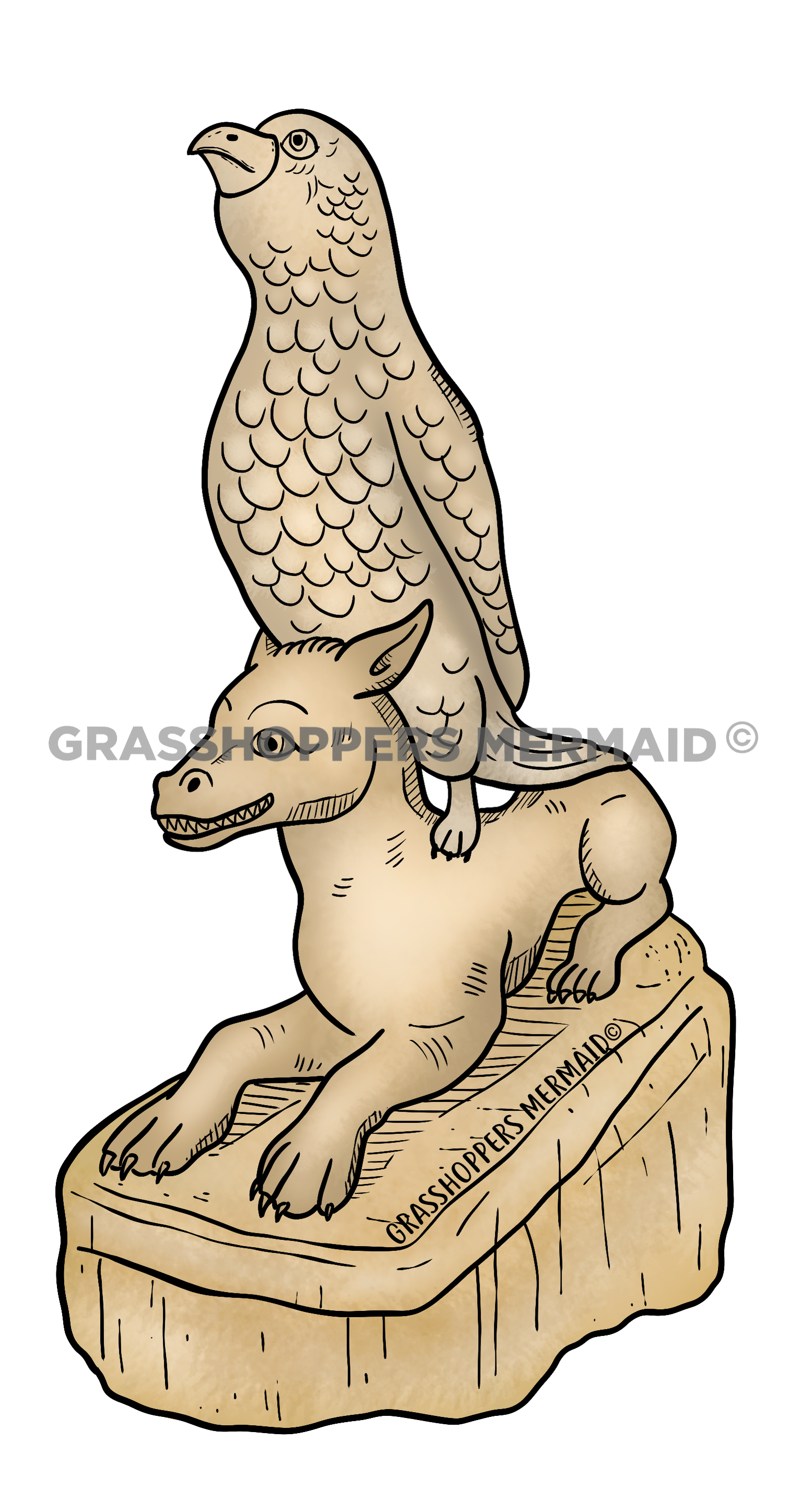 Hearst Bird & Gargoyle