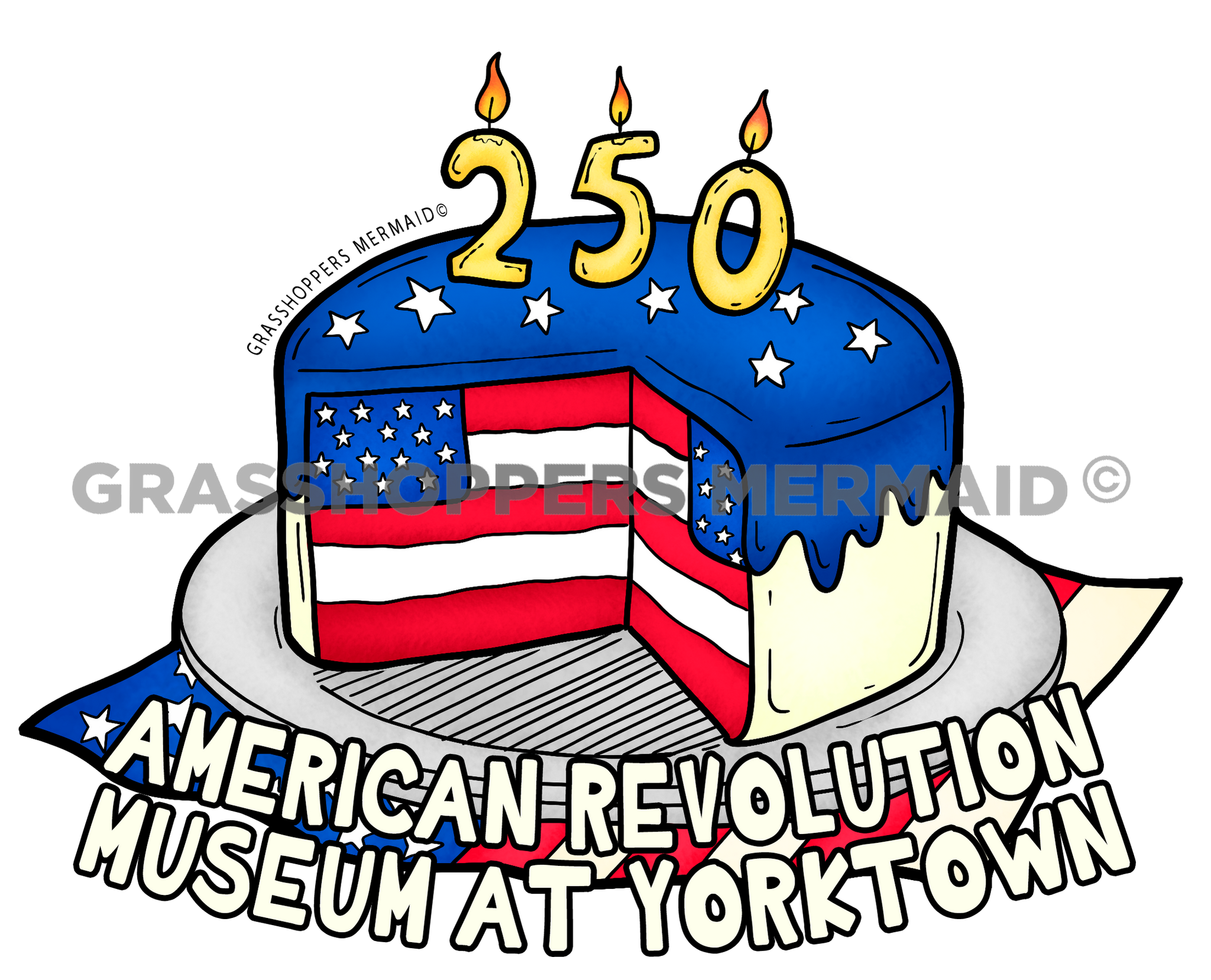 250th Patriotic Cake