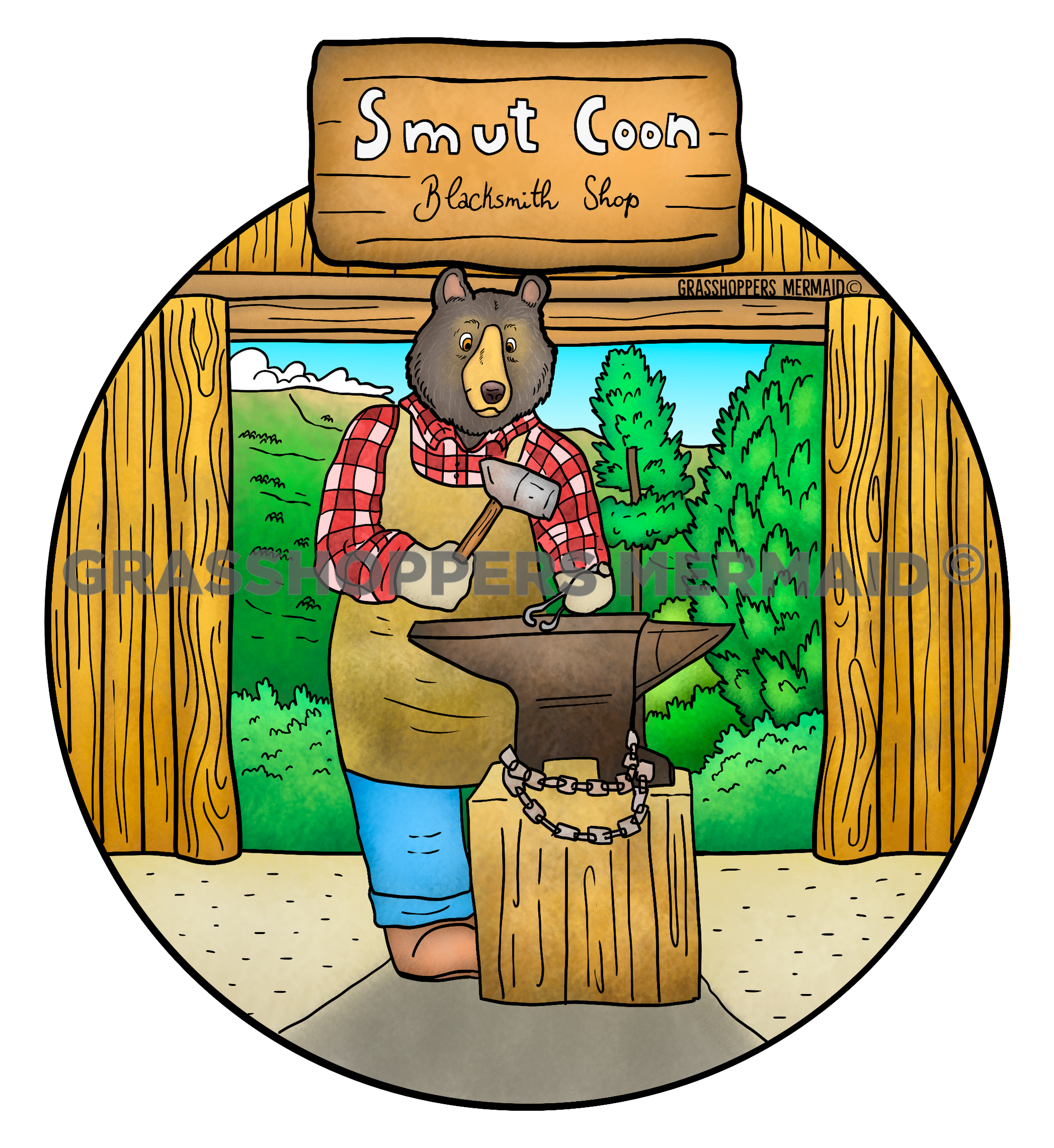 Blacksmith Bear
