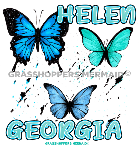 Blue Butterfly Trio