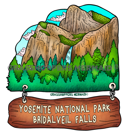 Bridalveil Falls Sign