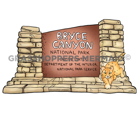 Bryce Canyon Welcome Sign