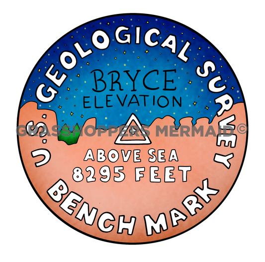 Bryce Canyon Survey Marker Night