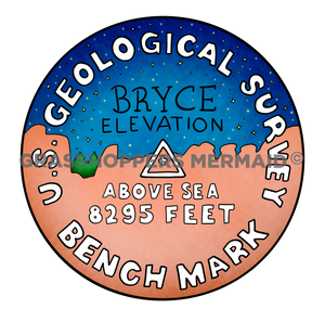 Bryce Canyon Survey Marker Night